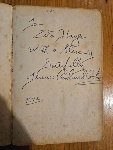 RARE. PRAYERS FOR Today Compiled By Bishop Terence Cooke Cardinal Of Newyork 1968 to 1983.  Complete With facsimile Signature On Cover And Hand Written Signature On Inside. Paperback In Good Condition.