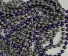 Three Necklaces Purple and Grey