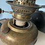 Vintage Brass Oil Lamp With Globe. Image 4