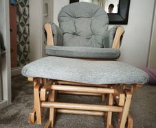 Rocking chair and footstool