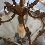 Antique style brass lantern ceiling light Image 6