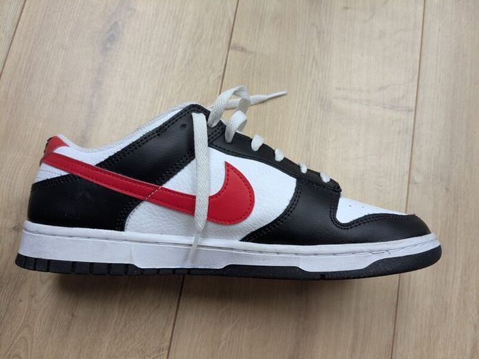 Dunk Low Retro "Red Swoosh Panda" sneakers