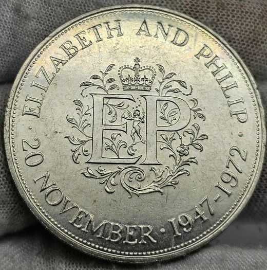 Great Britain 1972 EP Crown in Barclays Holder