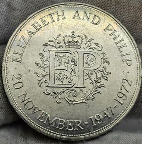 Great Britain 1972 EP Crown in Barclays Holder