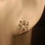 14 ct White Gold 3ct+3ct Lab Grown Diamond Studs Image 6