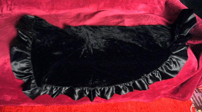 Black Velvet Shawl