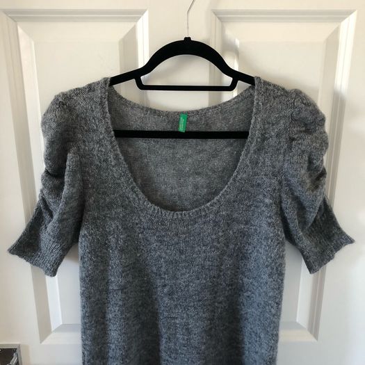 Benetton sweater dress mohair blend