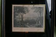 Scotland, Clyde River Medieval DUMBARTON CASTLE ROCK - 1836 Art Print Engraving in a frame
