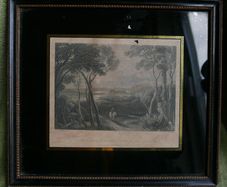 Scotland, Clyde River Medieval DUMBARTON CASTLE ROCK - 1836 Art Print Engraving in a frame