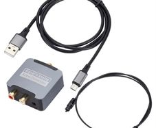 Digital to Analog Converter DAC Audio Optical Toslink SPDIF Coaxial Input to L/R RCA 3.5mm Jack Headphone Amplifier Output