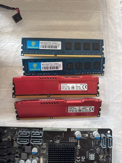 AMD AM3+ Motherboard Bundle + GPU + DDR3 RAM + Wi-Fi Card