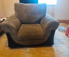 Couch with armchair