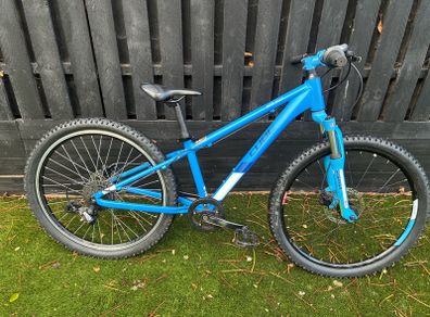 Cube acid race kids mountain bike 24inch blue