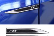 2pcs 3D Metal Rline R line Logo Car Fender Side Wing Emblem Badge Sticker For VW Golf 7 MK7 Golf 6 MK6 Tiguan Polo CC Jetta