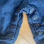 Polarn O Pyret Baby 56 cm denim dungarees up to 3 minths Image 4