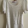 White t-shirt, size UK8(36) Image 3