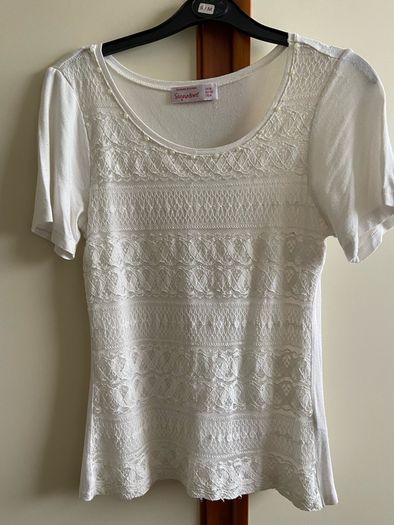 White t-shirt, size UK8(36)