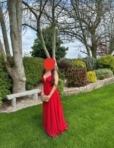 red debs dress