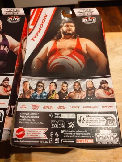 Wwe elite Earthquake and Typhoon 'The Natural Disasters' greatest hits series