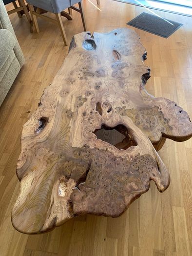 Very Rare Bog Oak Table