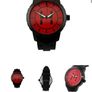 Men's Hagley West Original 46 Watch, Black and Red Image 4