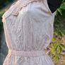 Mango -  Rose Pink Broderie Anglaise Embroidery Peplum Top Image 10