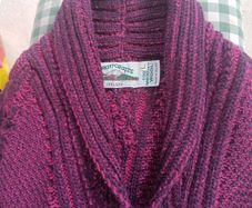 ladies aran cardigan