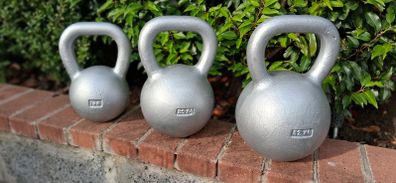 Stan Pike Hand-Forged Kettlebell Set (16kg, 25kg, 32kg) Authentic Physical Culture