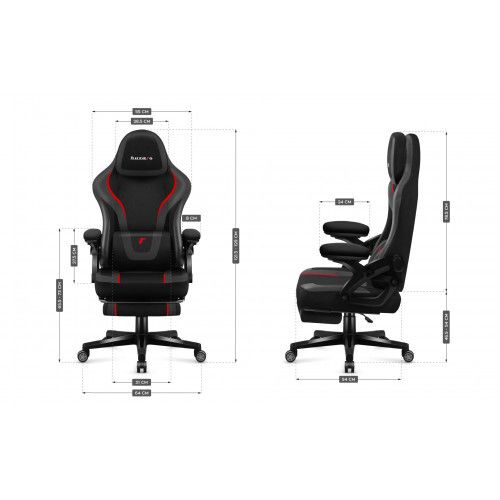 Huzaro Force 4.6 Carbon Gaming Chair with Footrest