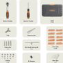 Socket Set Socket Set Comprising: Extension Bar, Coupler, Ratchet and Socket Wrench Set and Screwdriver Bit Sets with Carry Case 130 Piece Ratchet Set with Screwdriver Bits (FREE POSTAGE) Image 3