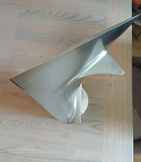 Mounted Airbus A340-300  CFM 56-5C Stage 1 Titanium Jet Engine Blade, Aircraft, Aviation