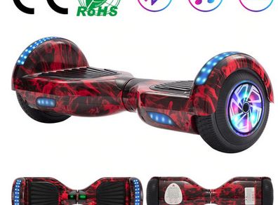 Self-Balancing Electric Scooter Hoverboard 6.5 Inch Bluetooth Speaker With Two Wheels Skateboard