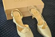 Silver Slingback Shoes