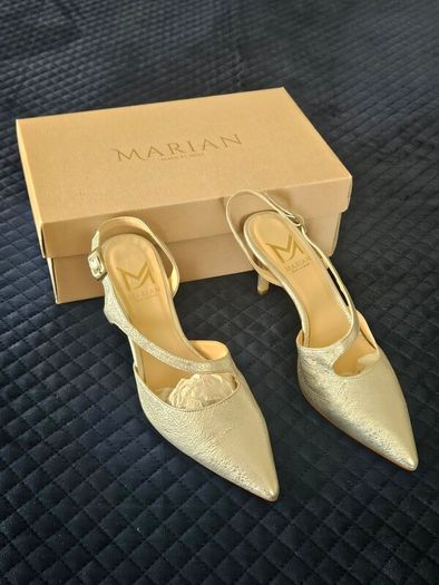 Silver Slingback Shoes