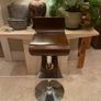 Stunning Tall Wooden Kitchen Island Breakfast Bar High Stool - Can Deliver Image 2