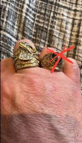 Gold Saddle Ring 9crt