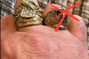 Gold Saddle Ring 9crt