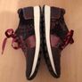 Ladies Pasarela burgundy floral velor and glitter trainers Eu 40 Uk 6.5 Image 7