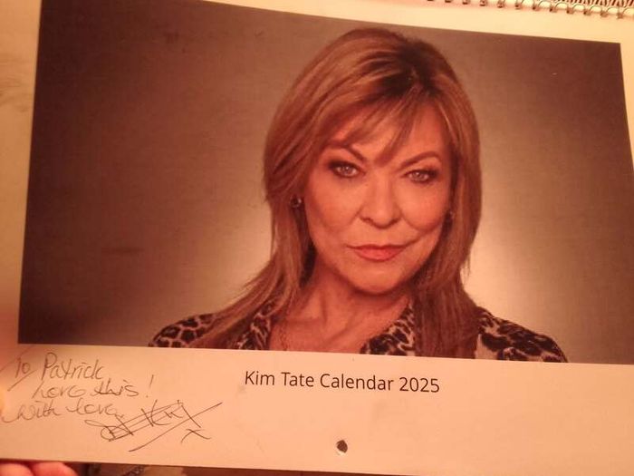 Kim Tate 2025 Calendar - Signed