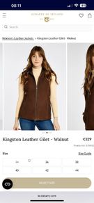 Dubarry leather gilet