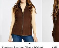 Dubarry leather gilet