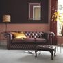 Saxon Leather sofa and Furniture Suite Image 8