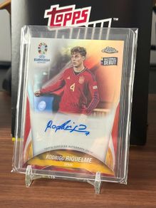 Rodrigo Riquelme - UEFA Euro 2024 Topps Chrome Autograph (National Debut) - Card #CA-RR