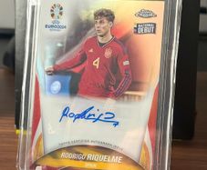 Rodrigo Riquelme - UEFA Euro 2024 Topps Chrome Autograph (National Debut) - Card #CA-RR