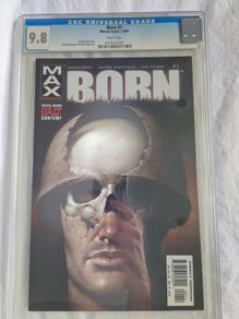 The Punisher Born Marvel Max Issue 1  CBCS / CGC 9.8 Certified Graded Comic Framed  DC