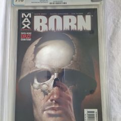 The Punisher Born Marvel Max Issue 1  CBCS / CGC 9.8 Certified Graded Comic Framed  DC