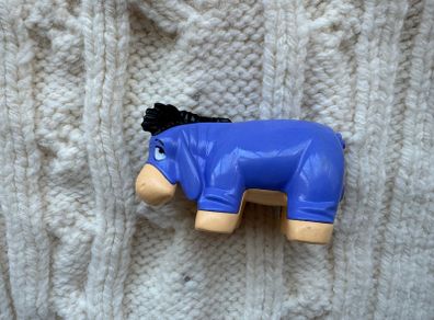 Vintage Lego Duplo Disney Winnie the Pooh Eeyore Donkey Figurine Used Please look at the pictures