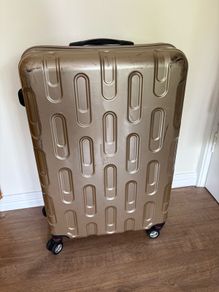 Large hard shell suitcase