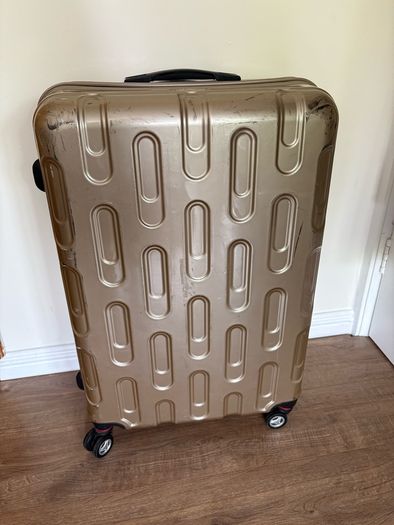 Large hard shell suitcase