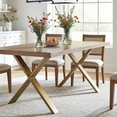 Typ X table legs 86x80 gold up to 250kg